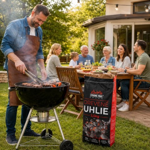 Węgiel drzewny do grillowania naturalny, do grilli na węgiel i brykiet, 2,5 kg KAMAI STRENDPRO