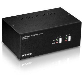 2-portowy przełącznik DisplayPort TRENDnet KVM z koncentratorem audio USB 2.0 No name