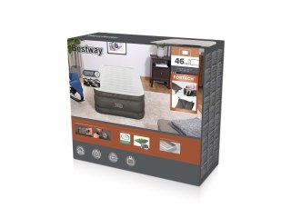 Bestway 69048 / 23 dmuchany materac Pojedynczy materac Szary, Biały Unisex Bestway
