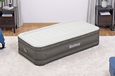 Bestway 69048 / 23 dmuchany materac Pojedynczy materac Szary, Biały Unisex Bestway