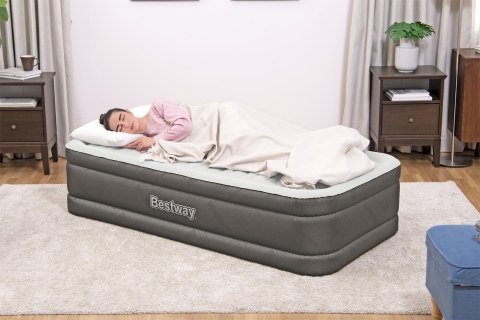Bestway 69048 / 23 dmuchany materac Pojedynczy materac Szary, Biały Unisex Bestway
