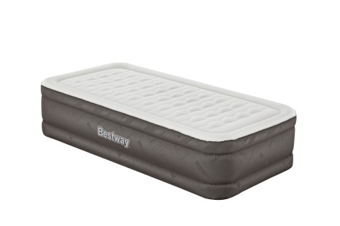 Bestway 69048 / 23 dmuchany materac Pojedynczy materac Szary, Biały Unisex Bestway