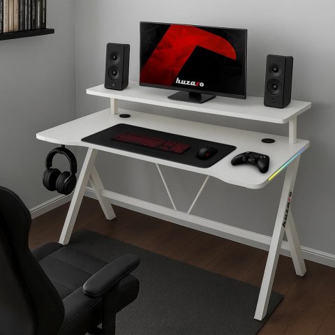Biurko Huzaro Hero 1.9 RGB White Huzaro