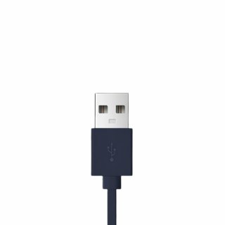DA666 Mini wiatrak biurkowy usb niebieski ATL