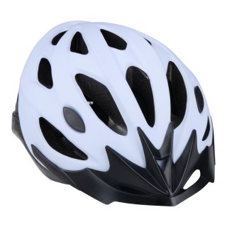 Dunlop - Kask rowerowy MTB regulowany rozmiar L 58-61 cm (Biało-Czarny) Dunlop