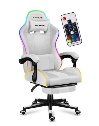 FOTEL GAMINGOWY HUZARO FORCE 4.7 RGB White Huzaro