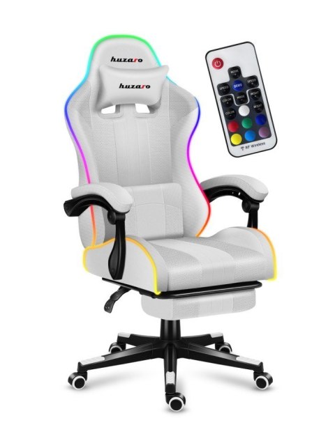 FOTEL GAMINGOWY HUZARO FORCE 4.7 RGB White Huzaro