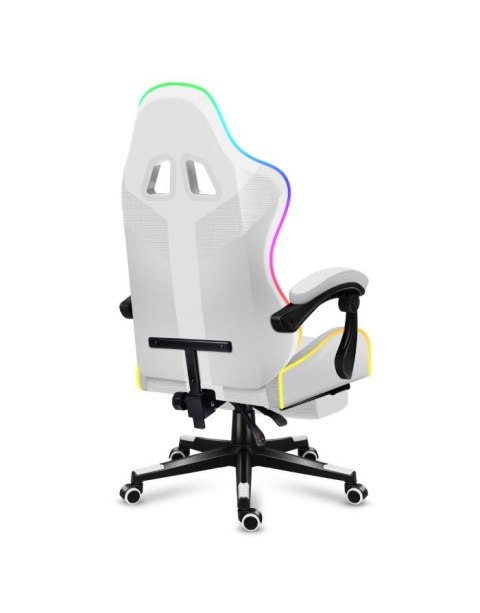 FOTEL GAMINGOWY HUZARO FORCE 4.7 RGB White Huzaro