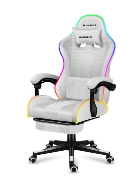 FOTEL GAMINGOWY HUZARO FORCE 4.7 RGB White Huzaro