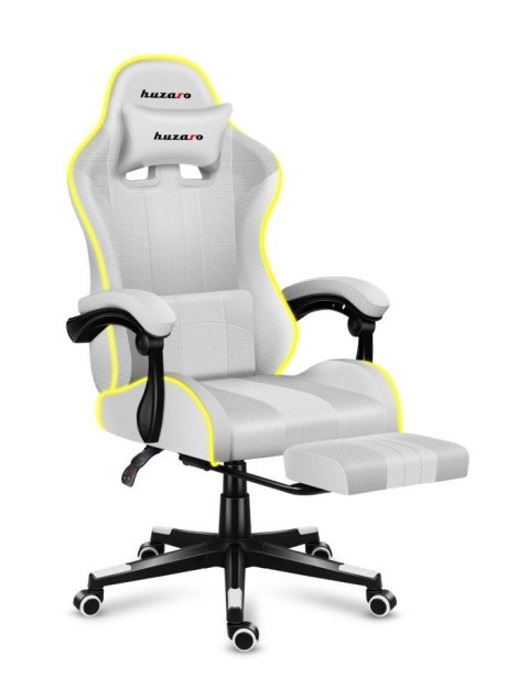 FOTEL GAMINGOWY HUZARO FORCE 4.7 RGB White Huzaro