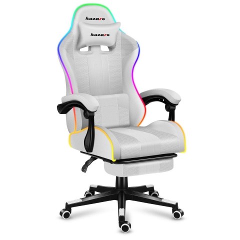 FOTEL GAMINGOWY HUZARO FORCE 4.7 RGB White Huzaro