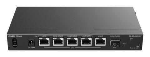 Ruijie Networks RG-EG406XS-P ruter 2.5 Gigabit Ethernet Czarny Ruijie