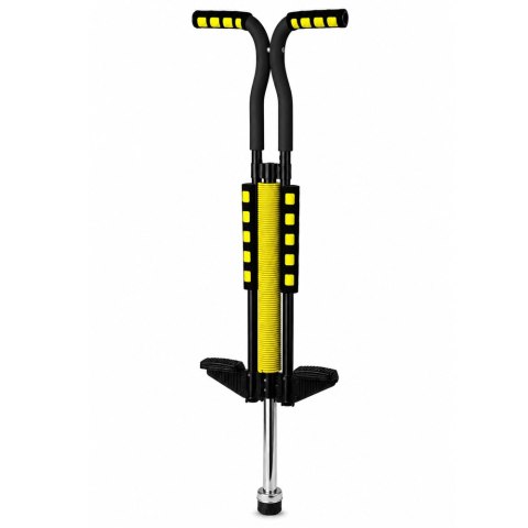 Skoczek Drążek Pogo Do Skakania Dla Dzieci Jump Stick Do 70kg Żółty LEAN TOYS