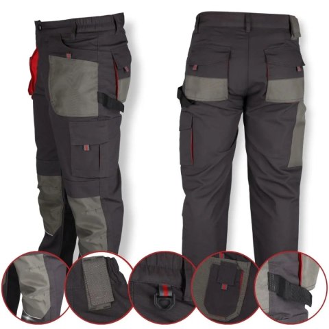 Spodnie ochronne l/52, gramatura 265g/m2 Dedra