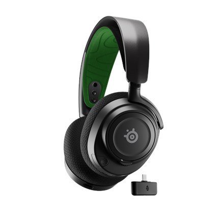 Steelseries Arctis Nova 7X Zestaw słuchawkowy Przewodowy i Bezprzewodowy Opaska na głowę Gaming USB Type-C Bluetooth Czarny, Zie SteelSeries