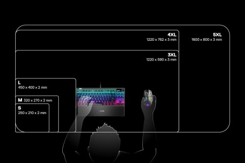 Steelseries QcK Podkładka dla graczy Czarny SteelSeries