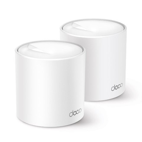 TP-Link Deco X50 (2-pack) Dual-band (2.4 GHz/5 GHz) Wi-Fi 6 (802.11ax) Biały 3 Wewnętrzne TP-LINK