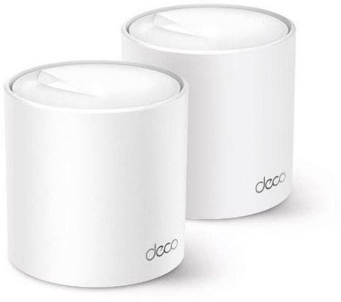 TP-Link Deco X50 (2-pack) Dual-band (2.4 GHz/5 GHz) Wi-Fi 6 (802.11ax) Biały 3 Wewnętrzne TP-LINK