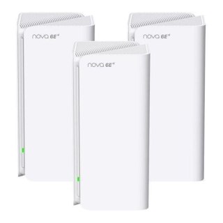 Tenda MX21 Pro(3-pack) Trójpasmowy (2,4 GHz / 5 GHz / 6 GHz) Wi-Fi 6 (802.11ax) Biały Wewnętrzne Tenda