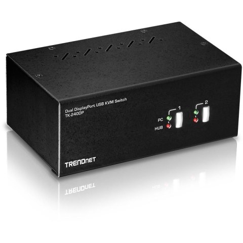 2-portowy przełącznik DisplayPort TRENDnet KVM z koncentratorem audio USB 2.0 No name