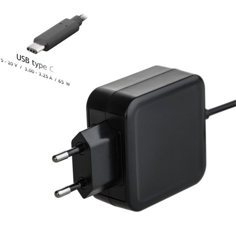 AKYGA ZASILACZ 65W USB-C 5-20V / 3-3.25A AK-ND-70 Akyga