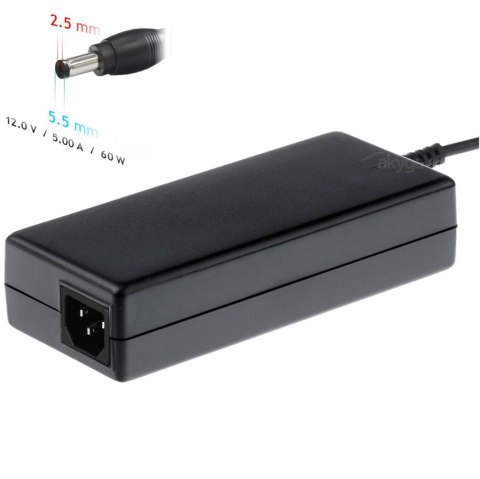 Akyga AK-ND-30 adapter zasilający/ inwentor Wewnętrzna 60 W Czarny Akyga