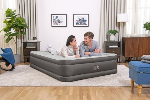 Bestway 69050 / 23 dmuchany materac Podwójny materac Szary, Biały Unisex Bestway