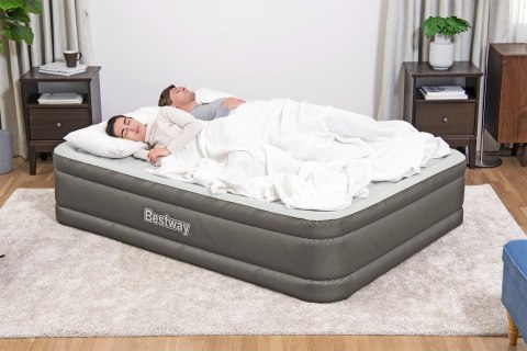 Bestway 69050 / 23 dmuchany materac Podwójny materac Szary, Biały Unisex Bestway
