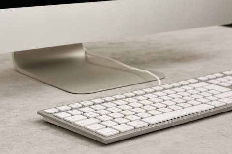 CHERRY KC 6000C FOR MAC klawiatura Uniwersalne USB QWERTZ Niemiecki Srebrny Cherry