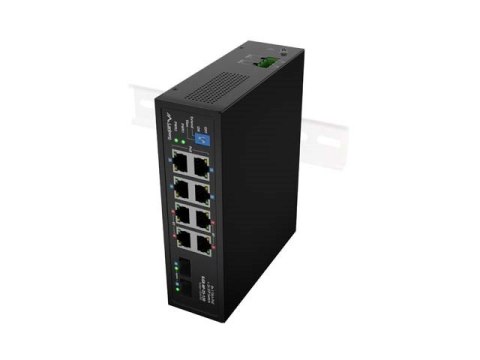 SWITCH LANBERG LIGHT INDUSTRIAL POE 4XBT 4XAT 2XSFP DIN NIEZARZĄDZALNY GIGABIT ETHERNET Lanberg