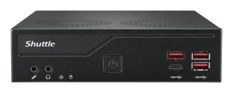 Shuttle DB860 komputer typu barebone Wielkość PC 1.35L Czarny Intel B860 LGA 1851 (Socket V1) Shuttle
