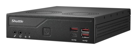 Shuttle DB860 komputer typu barebone Wielkość PC 1.35L Czarny Intel B860 LGA 1851 (Socket V1) Shuttle