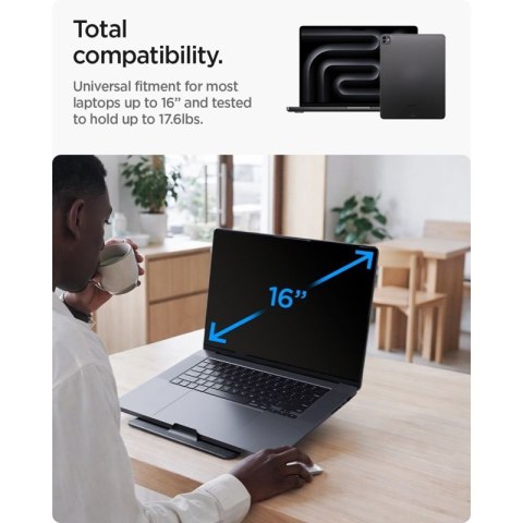 Spigen LD201-S8 Slimfold - Podstawka / stojak pod laptopa / tablet (Space Grey) Spigen