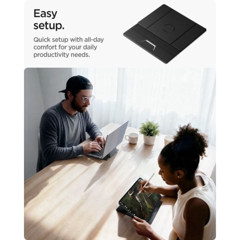 Spigen LD201-S8 Slimfold - Podstawka / stojak pod laptopa / tablet (Space Grey) Spigen