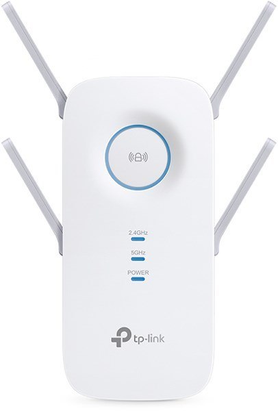 TP-LINK RE650 Nadajnik sieciowy Biały 10, 100, 1000 Mbit/s TP-LINK