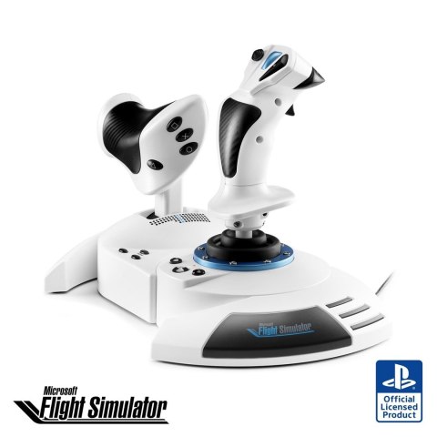 Thrustmaster T.Flight Hotas 5 Microsoft Flight Simulator Edition Biały USB Flight Sim Cyfrowy PC, PlayStation 5, PlayStation 4 THRUSTMASTER