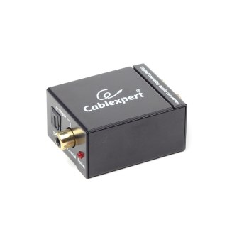Adapter GEMBIRD DSC-OPT-RCA-001 (Toslink - RCA ; kolor czarny) GEMBIRD