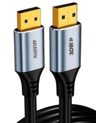 Kabel DisplayPort 4k60Hz złota wtyczka 3m IBOX