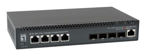 LevelOne XEL-0891 Zarządzany L3 10G Ethernet (100/1000/10000) Desktop Szary No name