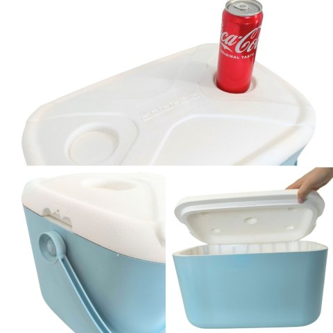 Lodówka CEGECO 20L Błękitna Kamai Kamai COOLBOX