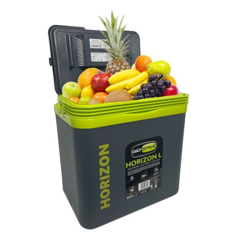 Lodówka GIO STYLE 26L Antracytowa Zielony Akcent Kamai Kamai COOLBOX