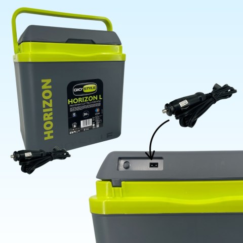 Lodówka GIO STYLE 26L Antracytowa Zielony Akcent Kamai Kamai COOLBOX