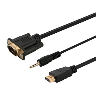 SAVIO KABLE/ADAPTER HDMI-VGA CL-198 SAVIO
