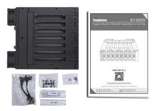 Stacja dokująca ICY ToughArmor MB873MP-B V2 - Obudowa pamięci masowej - M.2 - PCIe 4.0 No name
