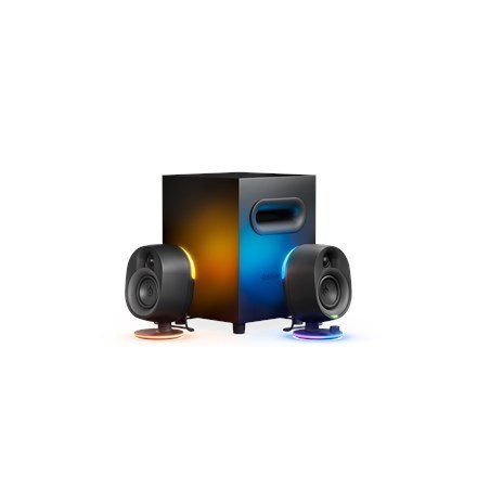 Steelseries Arena 7 zestaw głośników PC/Laptop Czarny 2.1 kan. 2-drożny Bluetooth SteelSeries