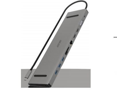 Acer ACG-DCK-C-1 Przewodowa USB 3.2 Gen 1 (3.1 Gen 1) Type-C Szary Acer