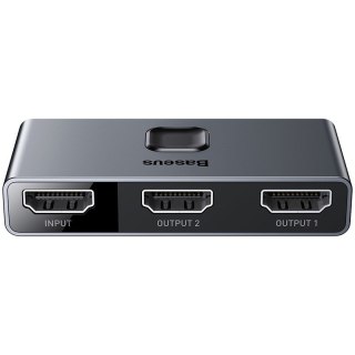 BASEUS DWUKIERUNKOWY ROZDZIELACZ SPLITTER HDMI MATRIX, 2X1 / 1X2, 4K Baseus