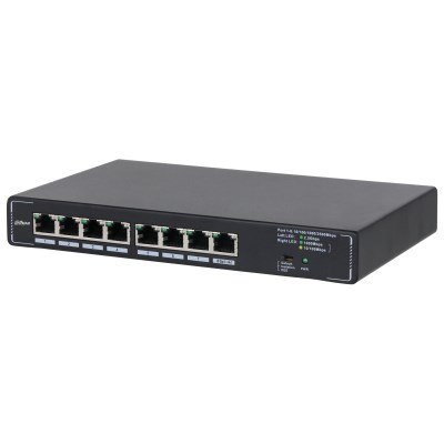 Dahua Technology SMG1008 przełącznik sieciowy Nie zarządzany 2.5G Ethernet (100/1000/2500) Czarny DAHUA
