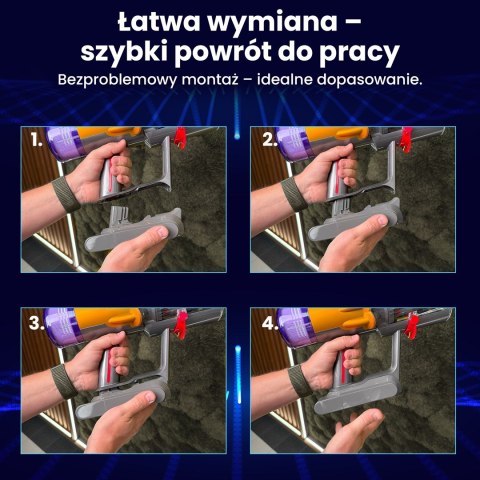 Extralink | Filtr + zamiennik baterii , akumulator do odkurzacza Dyson V11 V15 SV46 SV47 | (Click type) 25.2V 4000mAh Extralink