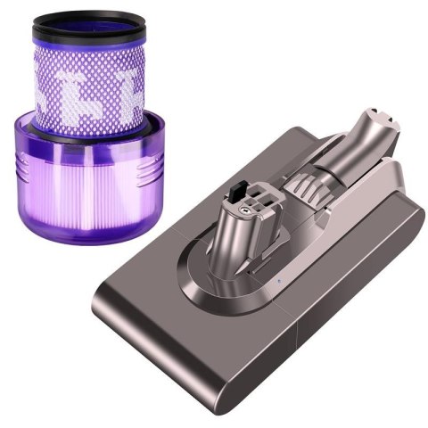 Extralink | Filtr + zamiennik baterii , akumulator do odkurzacza Dyson V11 V15 SV46 SV47 | (Click type) 25.2V 4000mAh Extralink